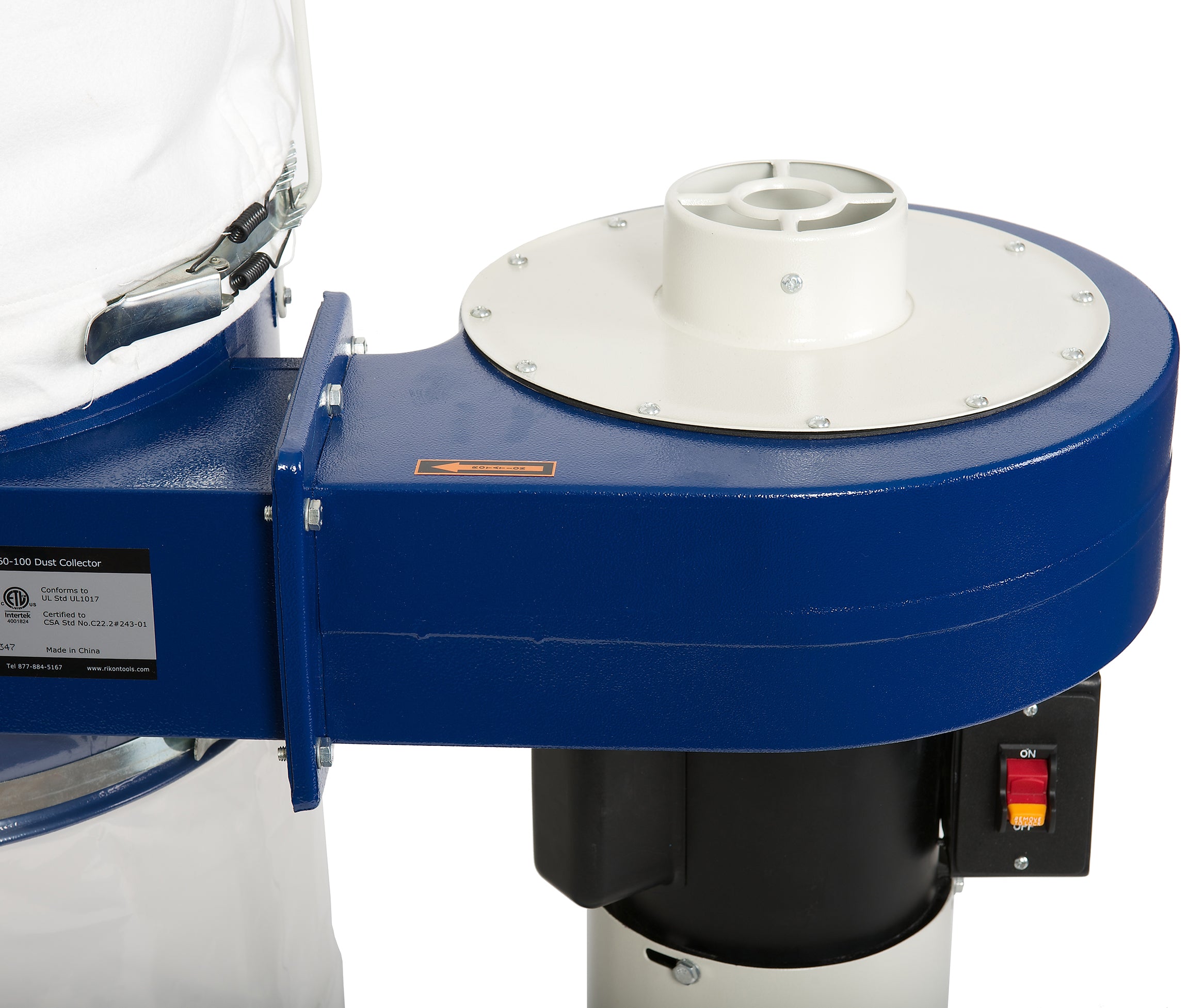 Rikon 60 - 100: 1 HP Dust Collector - Spark Robotic