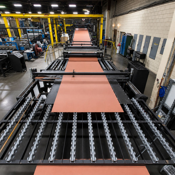 Custom machine called the X saw developed for manufacturing efficiency