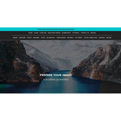 imagR website screenshot