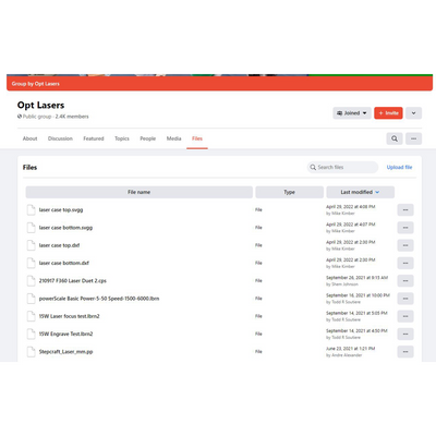 OPT laser file screenshot