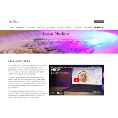 Vectric OPT laser module