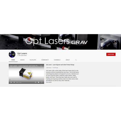 OPT laser YouTube page