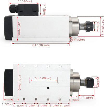 Spindle replacement (2.2KW) - Spark Robotic