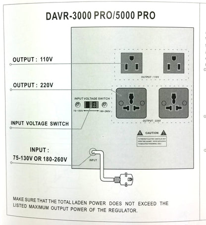 110V to 220v Step Up