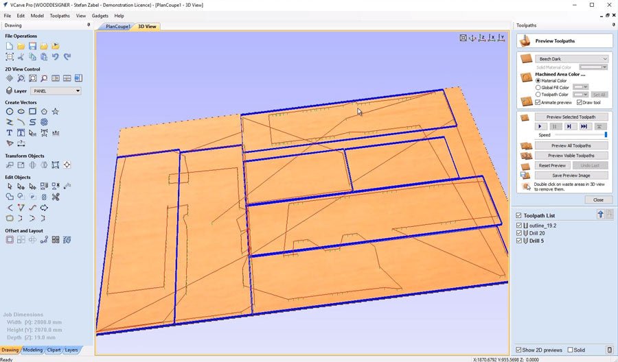 VCarve PRO Software (for Routers) - Spark Robotic